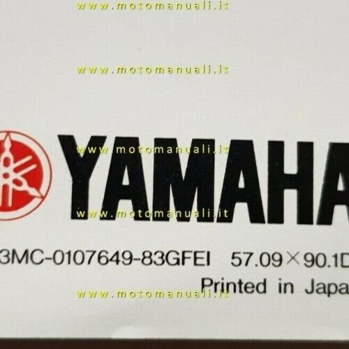 Yamaha XS 400 1983 depliant MOTO originale brochure