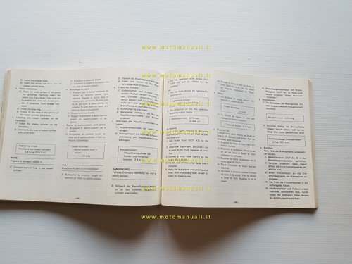 Yamaha XS 400 2A2 1977 manuale officina originale