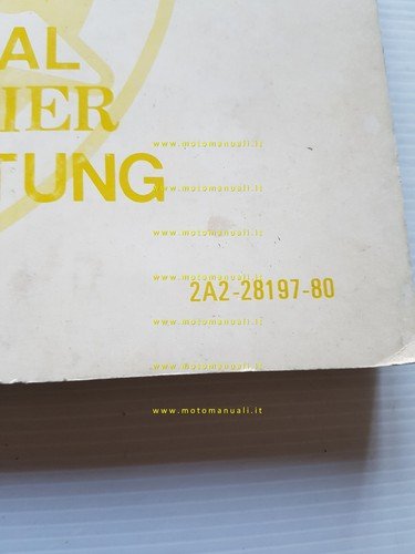 Yamaha XS 400 2A2 1977 manuale officina originale