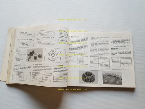 Yamaha XS 400 2A2 1977 manuale officina originale