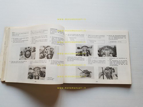 Yamaha XS 400 2A2 1977 manuale officina originale