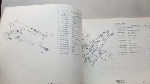 Yamaha XS 400 SE 1980 catalogo ricambi originale spare parts …