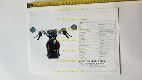 Yamaha XS 400 U.S. CUSTOM 1980 depliant originale moto ITALIANO …