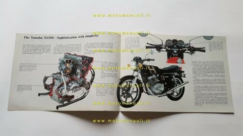 Yamaha XS 500 1979 depliant moto originale motorcycle brochure