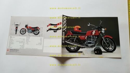 Yamaha XS 500 1979 depliant moto originale motorcycle brochure