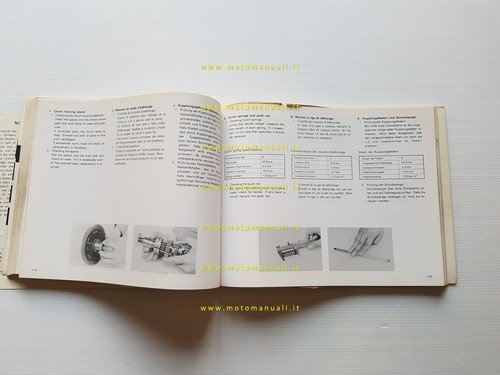 Yamaha XS 500 1H2 1976 manuale officina originale