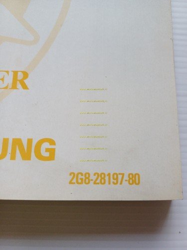 Yamaha XS 500 2G8 AGGIORNAMENTO 1977 manuale officina originale