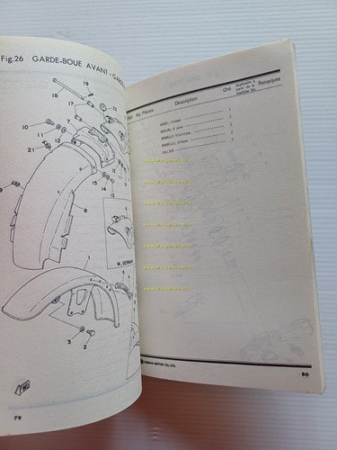 Yamaha XS 650 1T5 1977 VERSIONE PER LA FRANCIA catalogo …