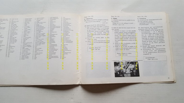 Yamaha XS 650 C 1975 varianti SUPPLEMENTO manuale officina base …