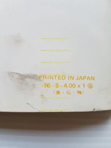 Yamaha XS 650 D 1T3 AGGIORNAMENTO 1976 manuale officina originale