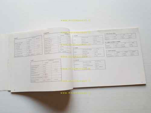 Yamaha XS 650 D 1T3 AGGIORNAMENTO 1976 manuale officina originale