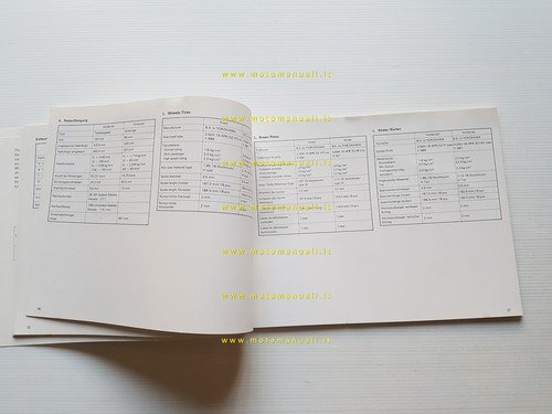 Yamaha XS 650 D 1T3 AGGIORNAMENTO 1976 manuale officina originale