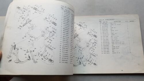 Yamaha XS 650 SE 1980 catalogo ricambi originale spare parts …