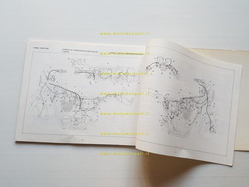 Yamaha XS 650 SE 5EG AGGIORNAMENTO 1981 manuale officina originale