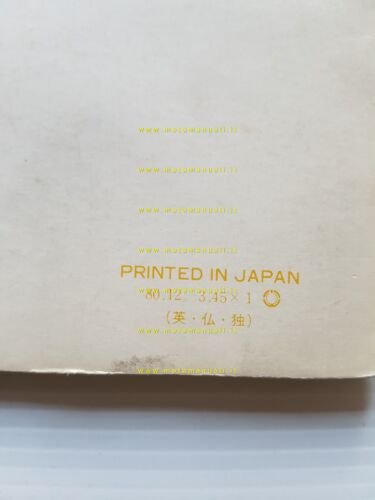 Yamaha XS 650 SE 5EG AGGIORNAMENTO 1981 manuale officina originale