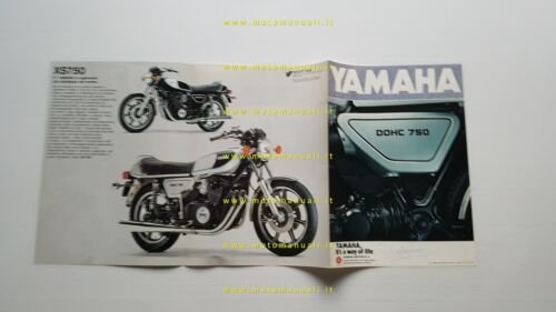 Yamaha XS 750 1976 depliant italiano originale