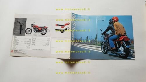 Yamaha XS 750 1979 depliant MOTO originale brochure ENGLISH