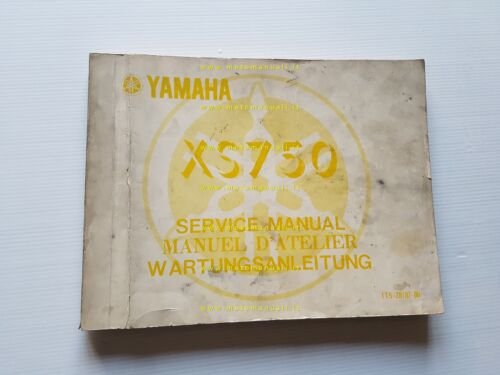 Yamaha XS 750 1T5 1976 manuale officina originale