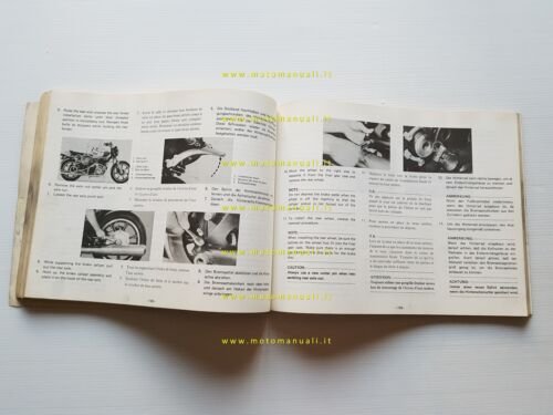 Yamaha XS 750 1T5 1976 manuale officina originale