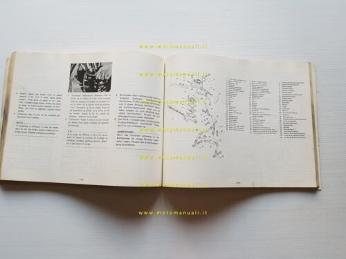 Yamaha XS 750 1T5 1976 manuale officina originale