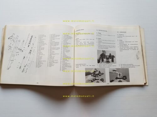 Yamaha XS 750 1T5 1976 manuale officina originale