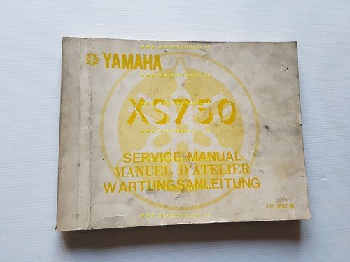 Yamaha XS 750 1T5 1976 manuale officina originale