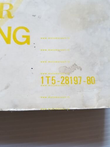 Yamaha XS 750 1T5 1976 manuale officina originale