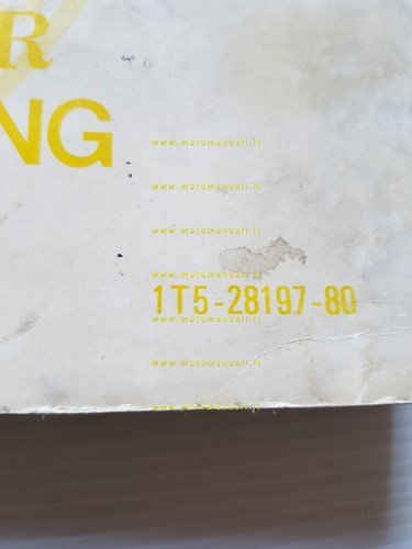 Yamaha XS 750 1T5 1976 manuale officina originale