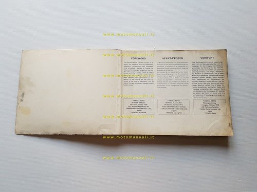 Yamaha XS 750 1T5 1976 manuale officina originale