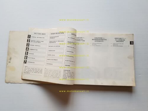 Yamaha XS 750 1T5 1976 manuale officina originale