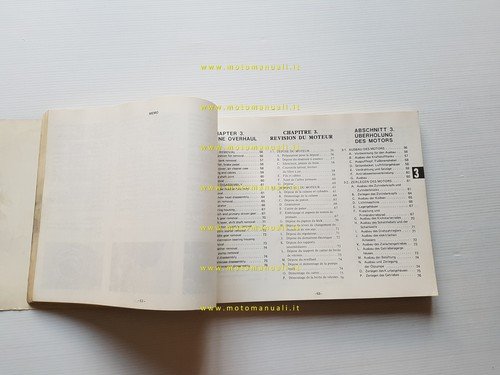 Yamaha XS 750 1T5 1976 manuale officina originale