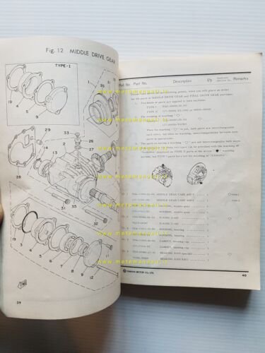 Yamaha XS 750 1T5 1978 catalogo ricambi originale spare parts …