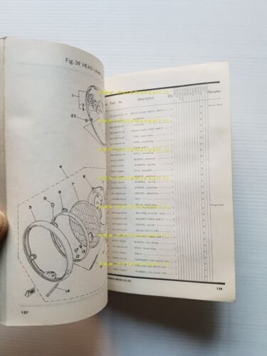 Yamaha XS 750 1T5 1978 catalogo ricambi originale spare parts …