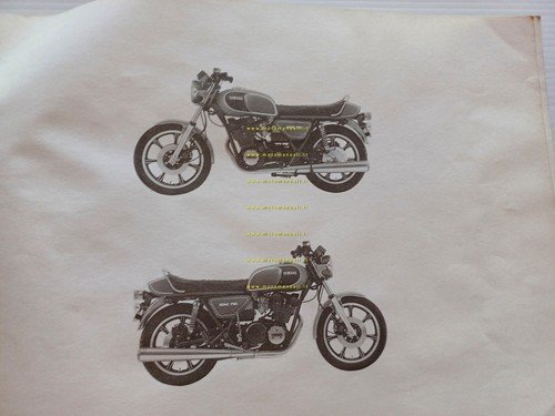 Yamaha XS 750 3G9 1979 catalogo ricambi originale spare parts …