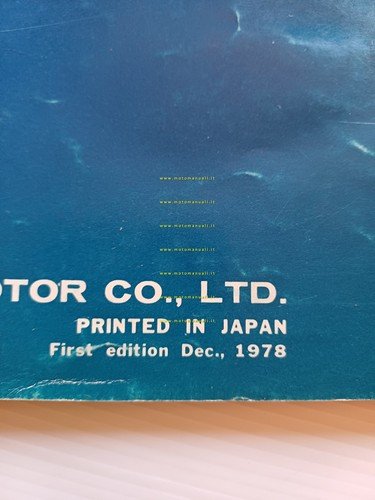 Yamaha XS 750 3G9 1979 catalogo ricambi originale spare parts …