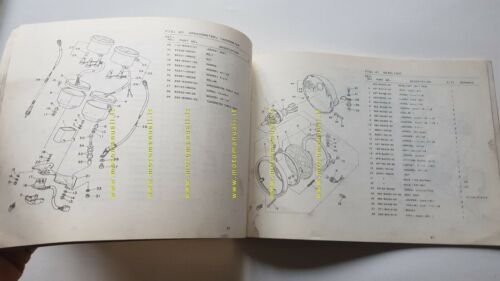 Yamaha XS 750 SE 1980 catalogo ricambi originale spare parts …