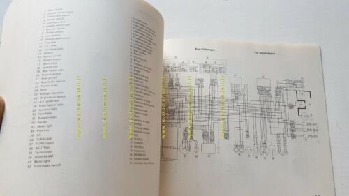 Yamaha XS 850 G 1980 manuale officina INGLESE originale workshop …