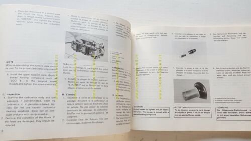 Yamaha XS 850 G 1980 manuale officina INGLESE originale workshop …