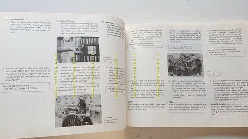 Yamaha XS 850 G 1980 manuale officina INGLESE originale workshop …