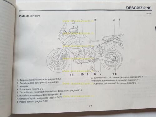 Yamaha XT 1200 Z SuperTener 23P 2010 manuale uso originale …