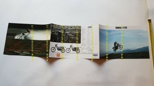 Yamaha XT 250 1981 depliant Giapponese Moto ORIGINALE brochure