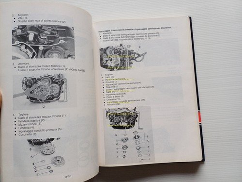Yamaha XT 350 - 250 1986 manuale officina riparazione ITALIANO …