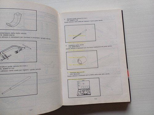 Yamaha XT 350 - 250 1986 manuale officina riparazione ITALIANO …