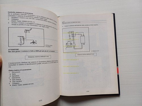 Yamaha XT 350 - 250 1986 manuale officina riparazione ITALIANO …