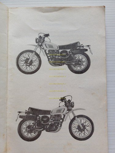 Yamaha XT 500 1U6 1977 catalogo ricambi originale spare parts …