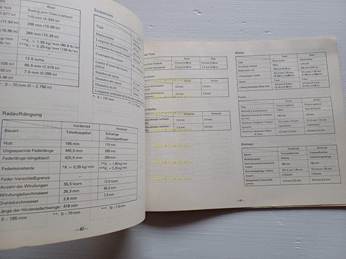 Yamaha XT 500 F 2H2 AGGIORNAMENTO 1978 manuale officina originale