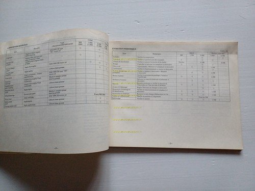 Yamaha XT 500 F 2H2 AGGIORNAMENTO 1978 manuale officina originale