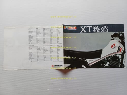 Yamaha XT 550 - XT 500 - XT 400 -XT …
