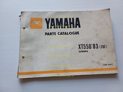 Yamaha XT 550 28E 1983 catalogo ricambi originale moto spare …