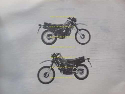 Yamaha XT 550 28E 1983 catalogo ricambi originale moto spare …